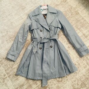 NEW Laundry Powder Blue Trench Coat